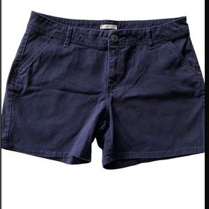 Maurice’s navy blue chico shorts size 12 women.